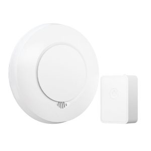 Foto principale Meross GS559AHHK Sensore rilevatore di fumo Smart RF + Hub Smart Stazione base WiFi Homekit