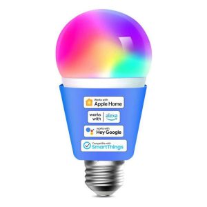 Foto principale Meross MSL120HK Lampadina Led Smart A70 E27 9W RGB + CCT luce regolabile e dimmerabile WiFi Homekit