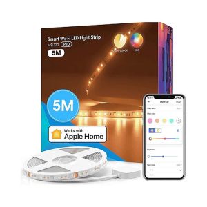 Foto principale Meross MSL320CHK Striscia Led Smart 12V 5 metri RGB + CCT temperatura colore regolabile WiFi Homekit