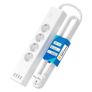 Foto principale Meross MSS425FHK Ciabatta multipresa Smart 4 posti con cavo da 1,8m – 4 Prese Schuko + 4 USB WiFi Homekit