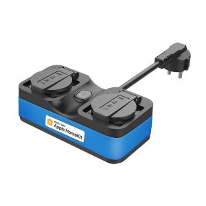 Foto principale Meross MSS620BNHK Ciabatta multipresa Smart da esterno IP44 2 Prese Schuko WiFi Homekit