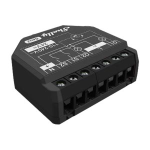 Foto principale Shelly 2PM Gen3 16A AC/DC Interruttore relè Smart 2 canali Controller Tapparelle monitoraggio consumi WiFi Bluetooth Matter