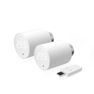 Foto principale Shelly BLU TRV Valvola termostatica Smart 2pz + Hub Shelly BLU Gateway Gen3 Wi-Fi