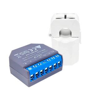 Foto principale Shelly EM Misuratore consumo elettrico Smart 1 canale + 1 Pinza amperometrica 50A monitoraggio monofase WiFi