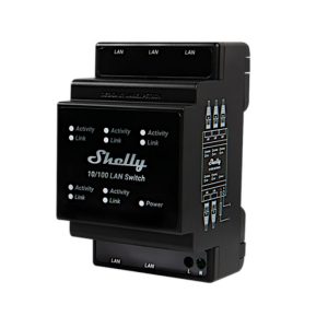 Foto principale Shelly LAN Switch di rete su guida DIN 5 porte ethernet RJ45 10/100