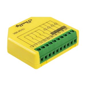 Foto principale Shelly Plus RGBW PM 12-24V DC Controller dimmer Strisce Led Smart monitoraggio consumi WiFi Bluetooth