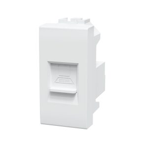 Foto principale Presa Dati LAN RJ45 Cat5e UTP bianca compatibile anche con BTicino Livinglight
