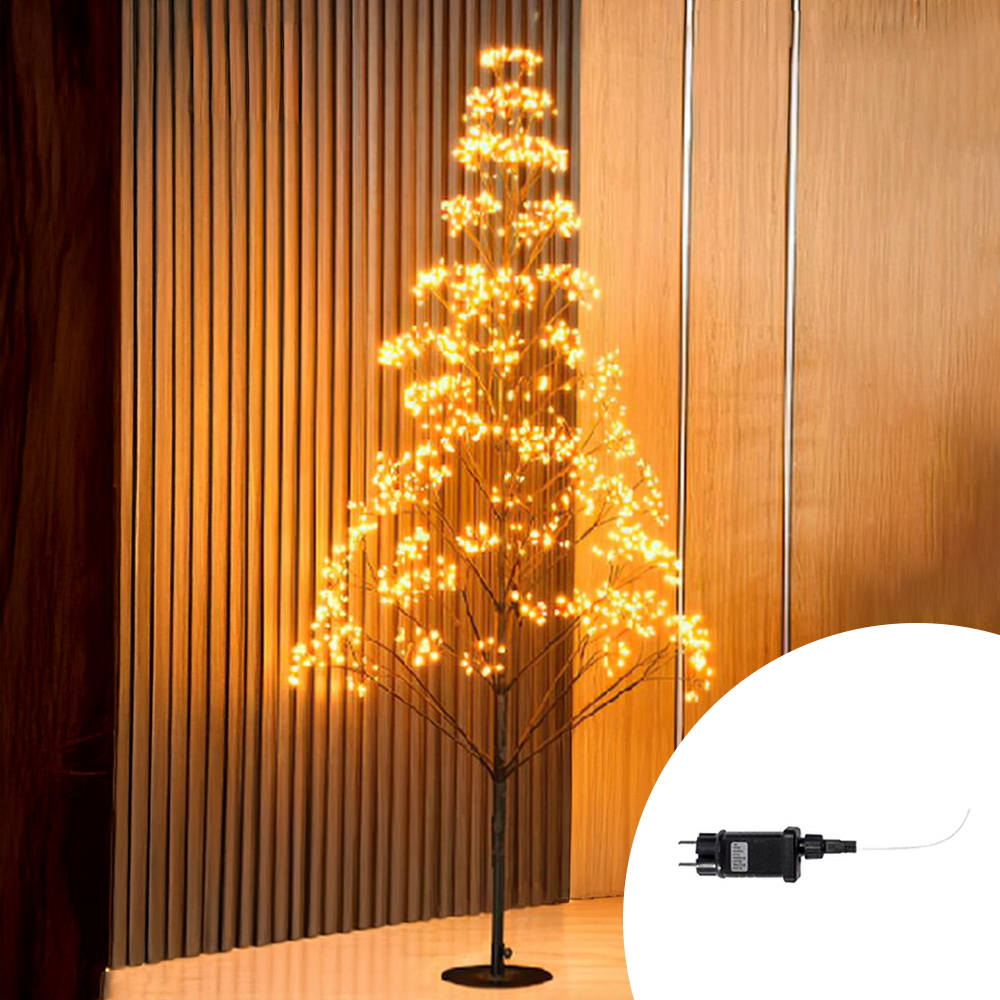 Foto principale Albero luminoso 1500 Led in filo di rame 1,50 metri Bianco caldo 3000K Wisdom