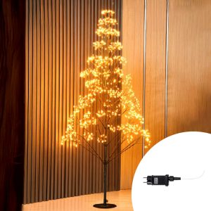 Foto principale Albero luminoso 3000 Led in filo di rame 2,10 metri Bianco caldo 3000K Wisdom