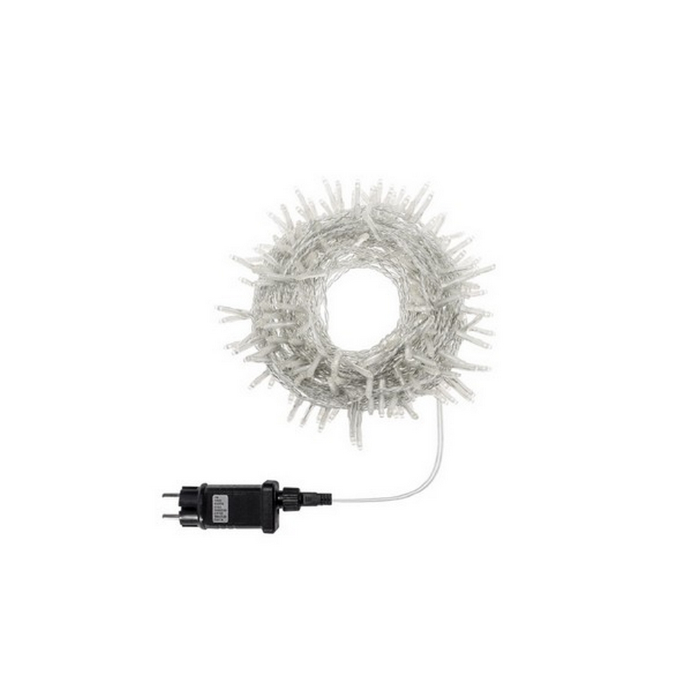 Catena di luci 25 metri da 500 Led Bianco Freddo con cavo trasparente Wisdom - Foto 1