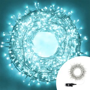Foto principale Catena di luci 25 metri da 500 Led Tiffany con cavo trasparente Wisdom