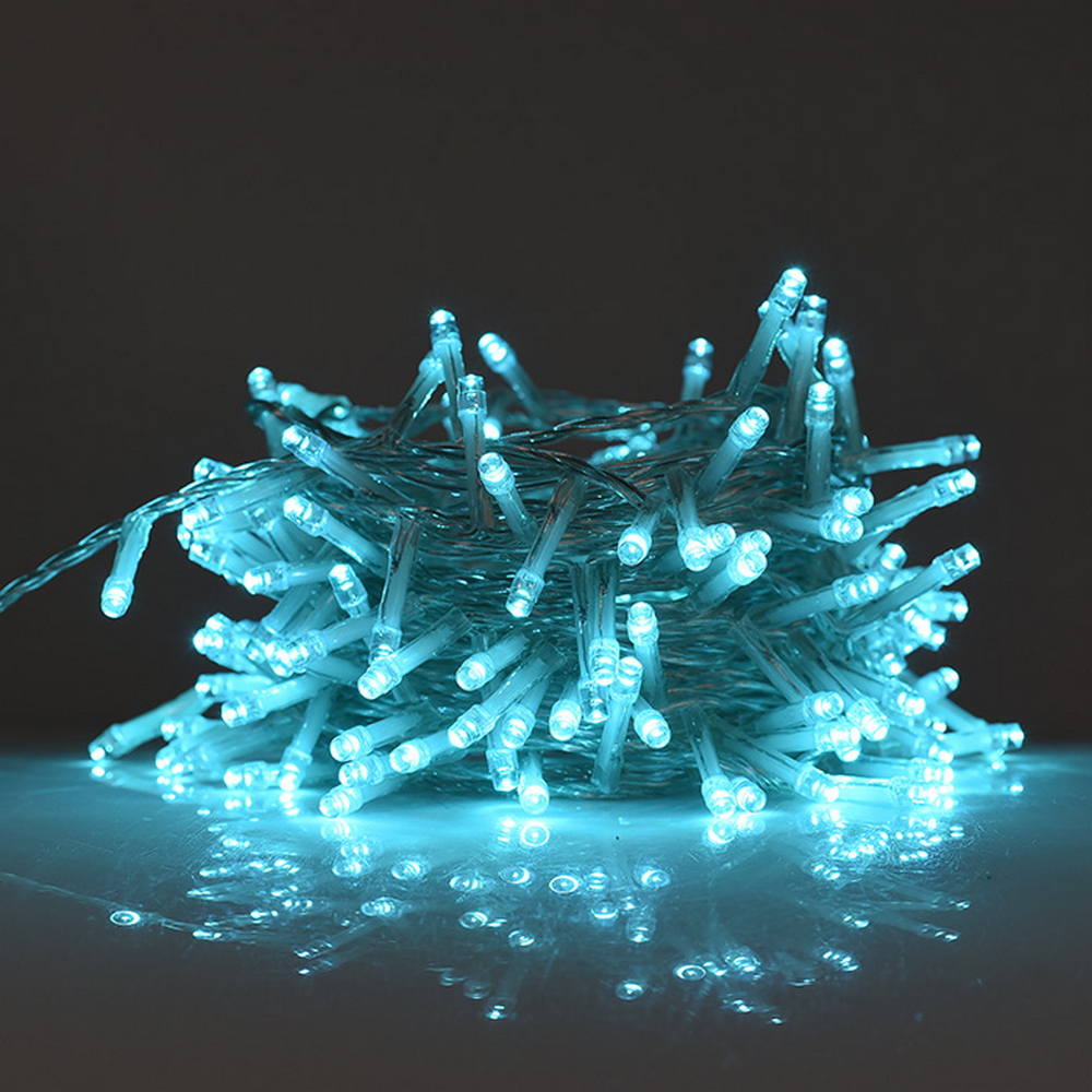 Catena di luci 25 metri da 500 Led Tiffany con cavo trasparente Wisdom - Foto 6