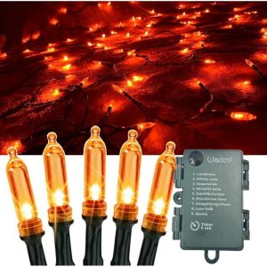 12 Lumini LED Senza Fiamma E A Batteria - Stile Retrò Con Una Luce Lampeggiante Gialla Brillante Ideali Per Halloween Il Ringraziamento Feste E Decorazioni Per La Casa 91770924