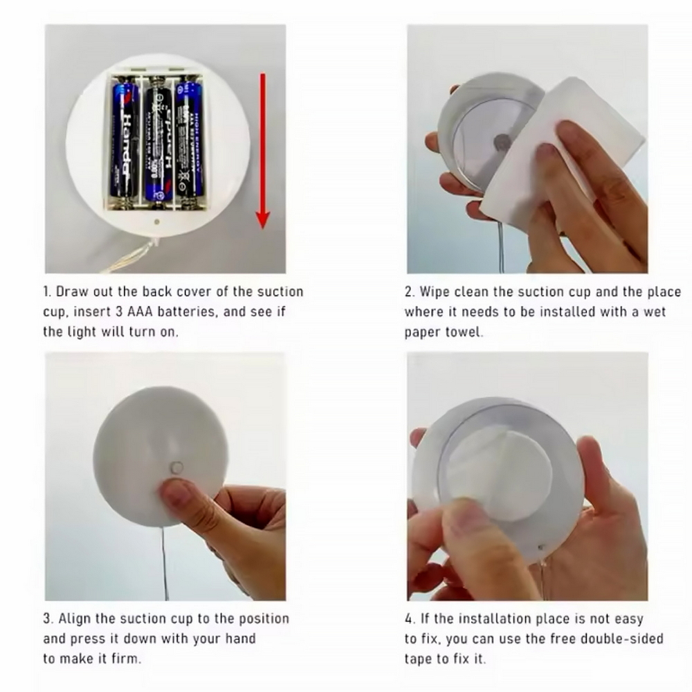 Decorazione per finestre Pacco regalo natalizio luminoso Led a ciondolo con ventosa Bianco caldo a batteria Wisdom - Foto 2