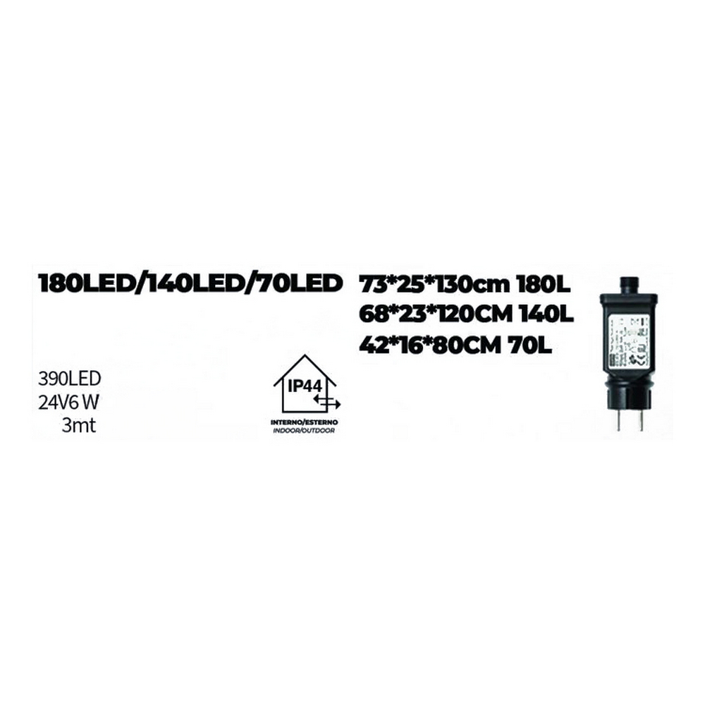 Famiglia Renne Natalizie 390 Led da giardino Bianco Caldo fisso 3 pezzi Wisdom - Foto 2