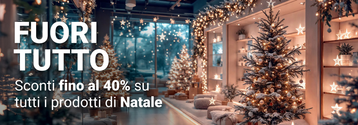 Fuori Tutto Natale: sconti fino al 40%