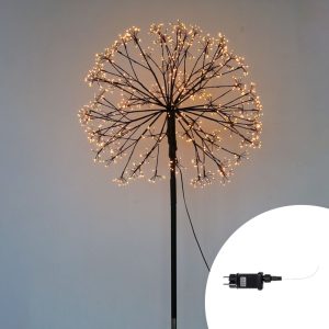 Foto principale Lampada da terra Dente di leone luminoso altezza 90cm 500 Led Bianco Caldo 3000K Wisdom