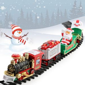Foto principale Trenino musicale con binario per Albero di Natale diametro 90cm Wisdom