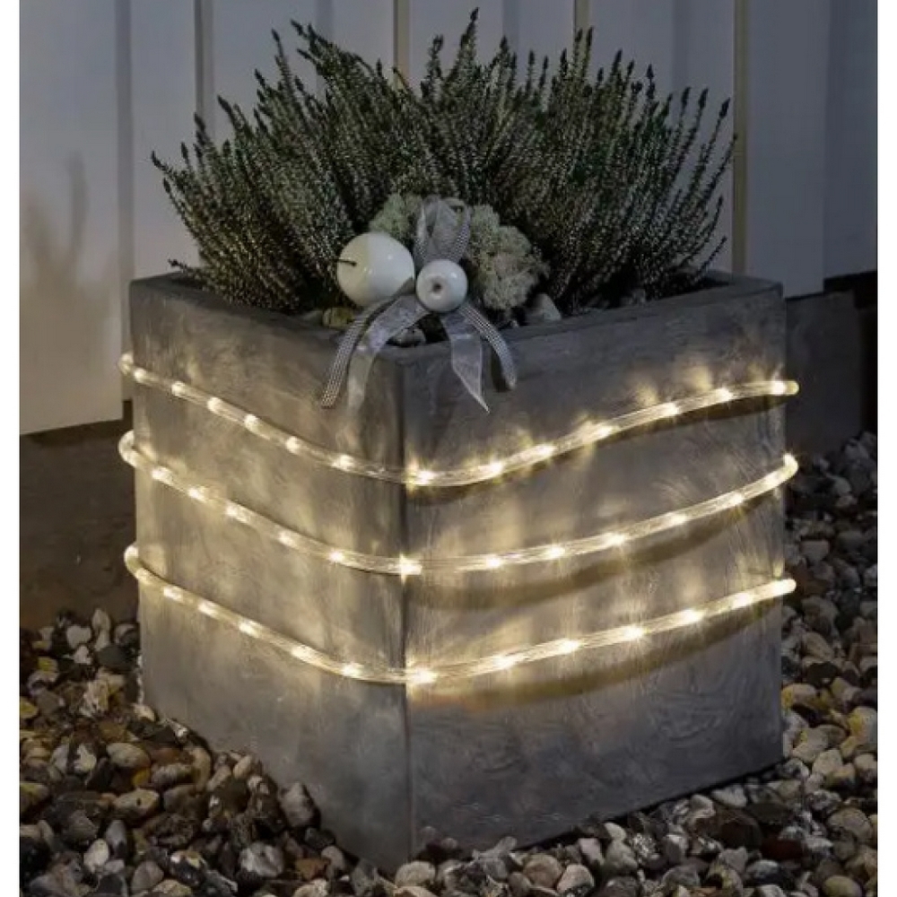 Tubo luminoso 50 metri da esterno da 1000 Led Bianco Caldo Wisdom - Foto 1