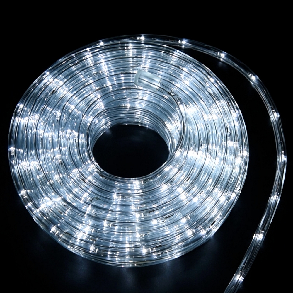 Tubo luminoso 50 metri da esterno da 1000 Led Bianco Freddo Wisdom - Foto 3