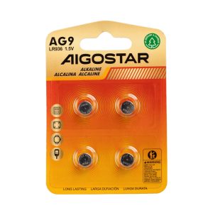 Foto principale Batteria bottone Aigostar 1,5V LR936 Zinco manganese confezione da 4 pile