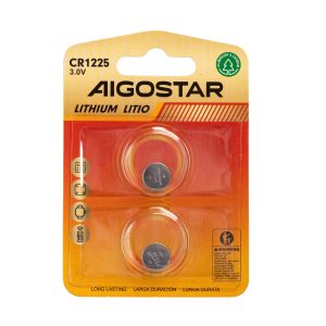 Foto principale Batteria bottone Aigostar 3V CR1225 Litio confezione da 2 pile