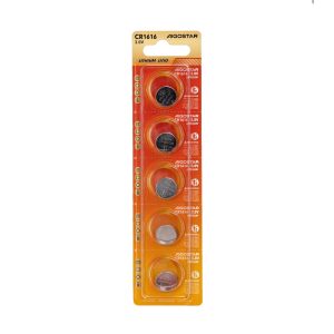 Foto principale Batteria bottone Aigostar 3V CR1616 Litio confezione da 5 pile