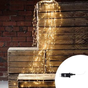 Foto principale Cascata decorata con 300 Led 1,5 metri con cavo trasparente Wisdom