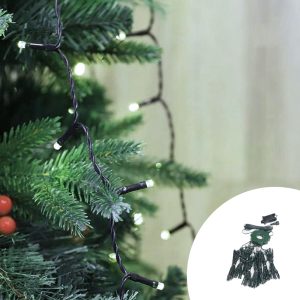Foto principale Mantello di luci per Albero di Natale da 200cm 280 Led Bianco Freddo Wisdom