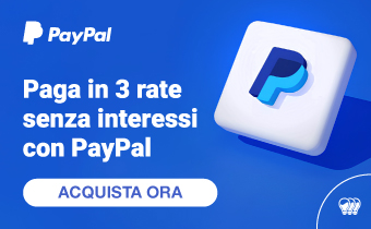 Paga in 3 rate con PayPal