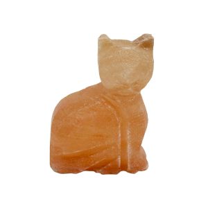 Foto principale Statuetta di Sale Himalayano Rosa naturale a forma di Gatto 500g