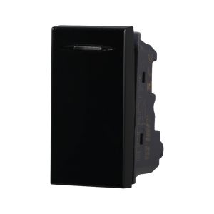 Foto principale Deviatore unipolare basculante 16A nero compatibile anche con BTicino Axolute