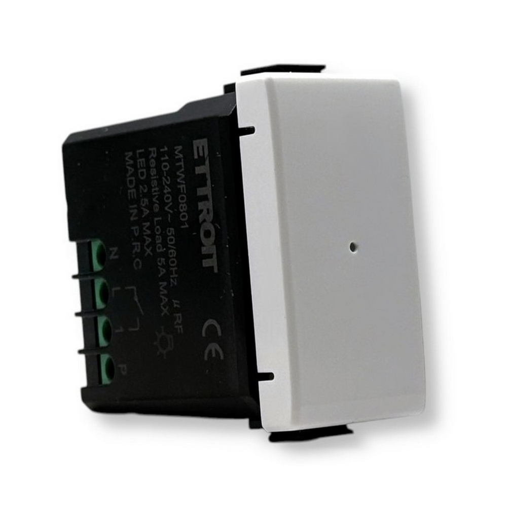 Foto principale Deviatore unipolare Smart Tuya Wi-Fi bianco compatibile anche con BTicino Matix