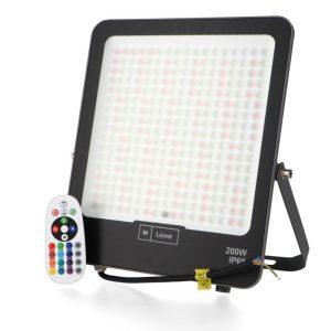 Foto principale Faro proiettore Led Napoli Plus 200W Nero da esterno IP65 RGB M LEDME
