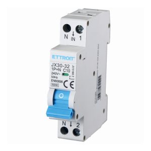 Foto principale Interruttore automatico magnetotermico modulare 1P+N 10A 6KA 220V Ettroit