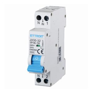 Foto principale Interruttore automatico magnetotermico modulare 1P+N 6A 6KA 220V Ettroit