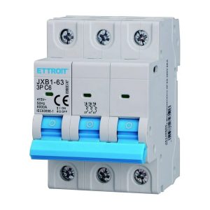 Foto principale Interruttore automatico magnetotermico modulare 3P 6A 6KA 380V Ettroit
