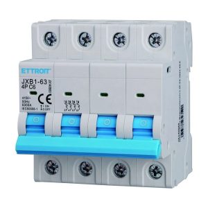 Foto principale Interruttore automatico magnetotermico modulare 4P 6A 6KA 380V Ettroit