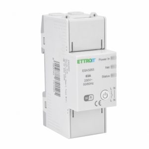 Foto principale Interruttore automatico magnetotermico Smart Tuya WiFi modulare 1P 63A 220V Ettroit