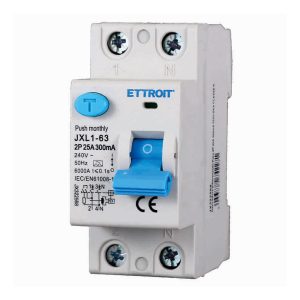 Foto principale Interruttore differenziale puro Salvavita modulare 2P 25A 300mA 6KA 220V classe A Ettroit
