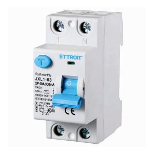 Foto principale Interruttore differenziale puro Salvavita modulare 2P 40A 300mA 6KA 220V Ettroit