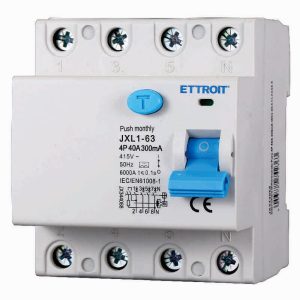 Foto principale Interruttore differenziale puro Salvavita modulare 4P 40A 300mA 6KA 380V classe A Ettroit