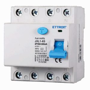 Foto principale Interruttore differenziale puro Salvavita modulare 4P 63A 300mA 6KA 380V classe A Ettroit