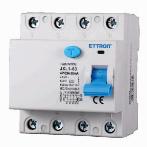 Foto principale Interruttore differenziale puro Salvavita modulare 4P 63A 30mA 6KA 380V classe A Ettroit