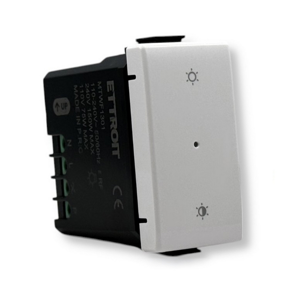 Foto principale Interruttore Dimmer Smart Tuya Wi-Fi bianco compatibile anche con BTicino Matix