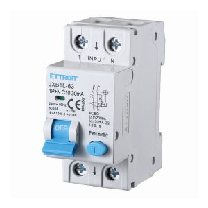 Foto principale Interruttore magnetotermico differenziale modulare 1P+N 10A 30mA 6KA 220V classe A Ettroit