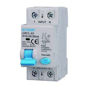 Foto principale Interruttore magnetotermico differenziale modulare 1P+N 40A 300mA 6KA 220V classe A Ettroit