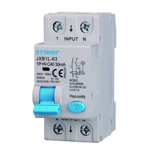 Foto principale Interruttore magnetotermico differenziale modulare 1P+N 40A 30mA 6KA 220V classe A Ettroit