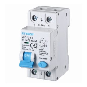 Foto principale Interruttore magnetotermico differenziale modulare 1P+N 6A 300mA 6KA 220V Ettroit