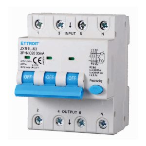 Foto principale Interruttore magnetotermico differenziale modulare 3P+N 20A 30mA 6KA 380V classe A Ettroit